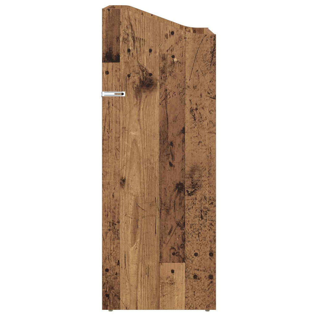 vidaXL Szafka na płyty winylowe Stare drewno 36 x 36 x 95,5 cm