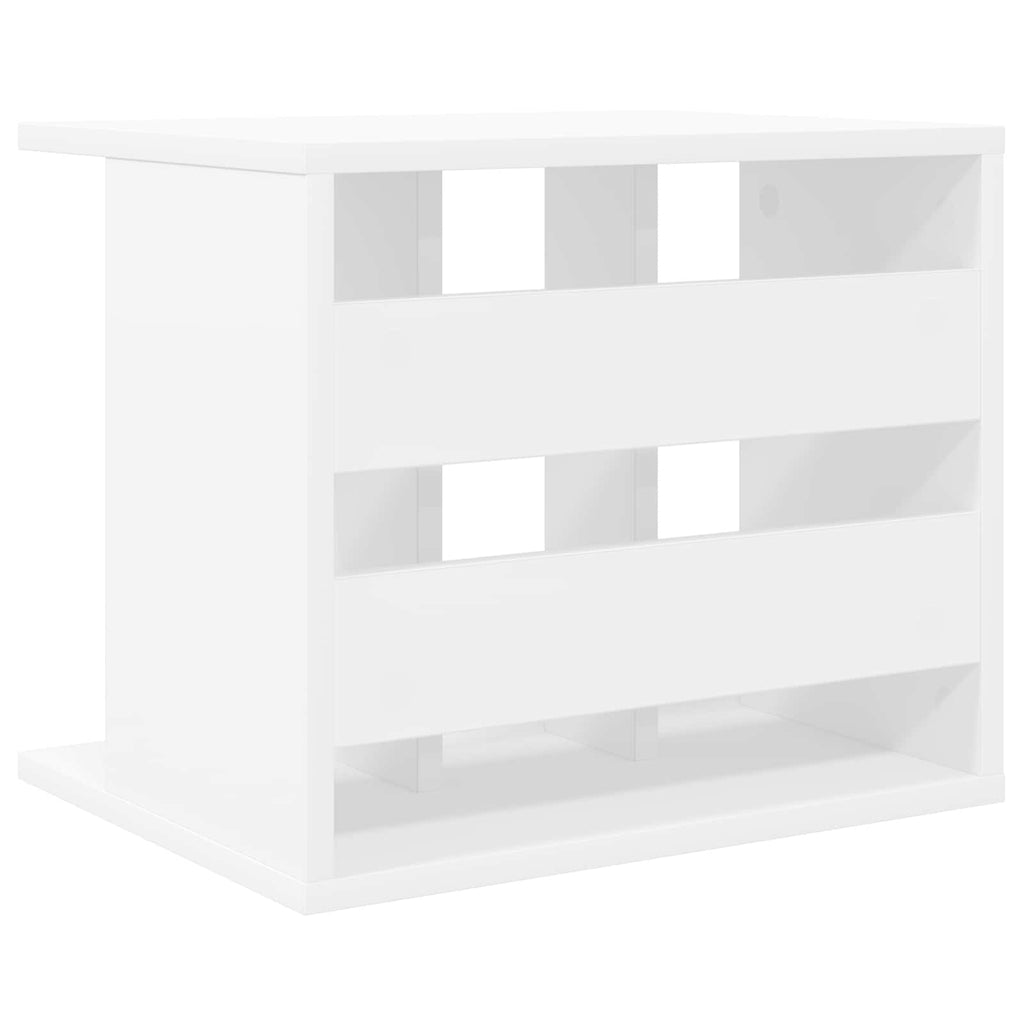 vidaXL Przechowywanie winyli Biały 42 x 33 x 36 cm Drewno inżynieryjne