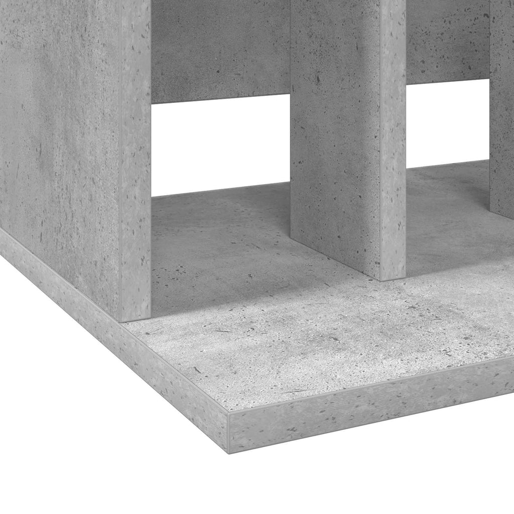 vidaXL Przechowywanie winyli Betonowy szary 42 x 33 x 36 cm