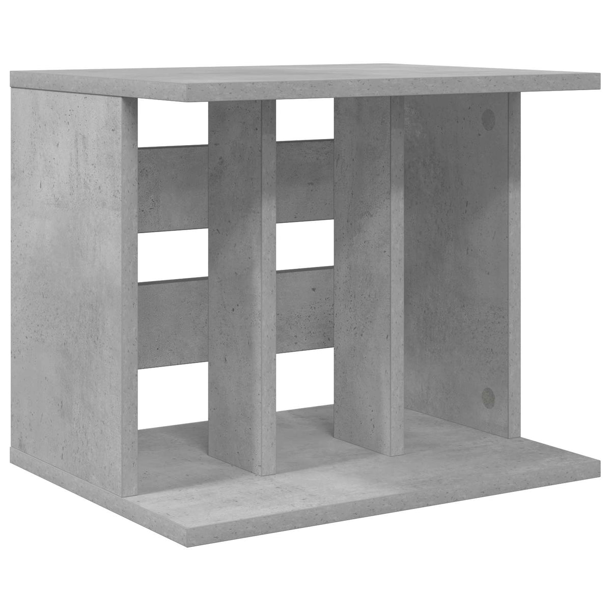 vidaXL Przechowywanie winyli Betonowy szary 42 x 33 x 36 cm