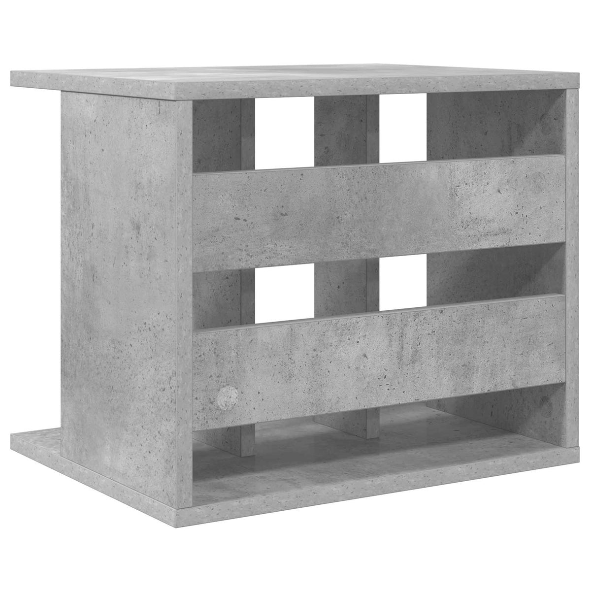 vidaXL Przechowywanie winyli Betonowy szary 42 x 33 x 36 cm