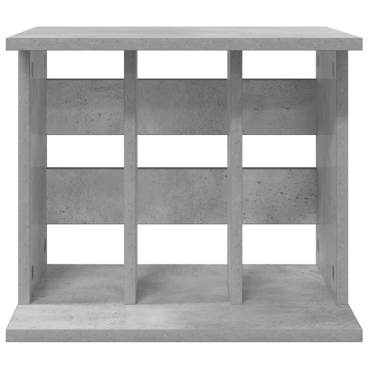 vidaXL Przechowywanie winyli Betonowy szary 42 x 33 x 36 cm