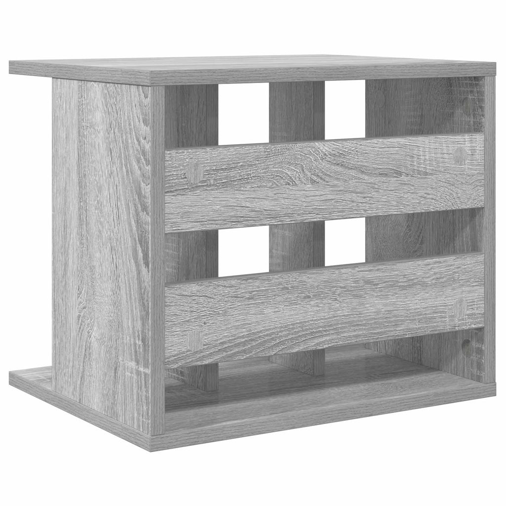 vidaXL Przechowywanie winyli Szary Sonoma 42 x 33 x 36 cm