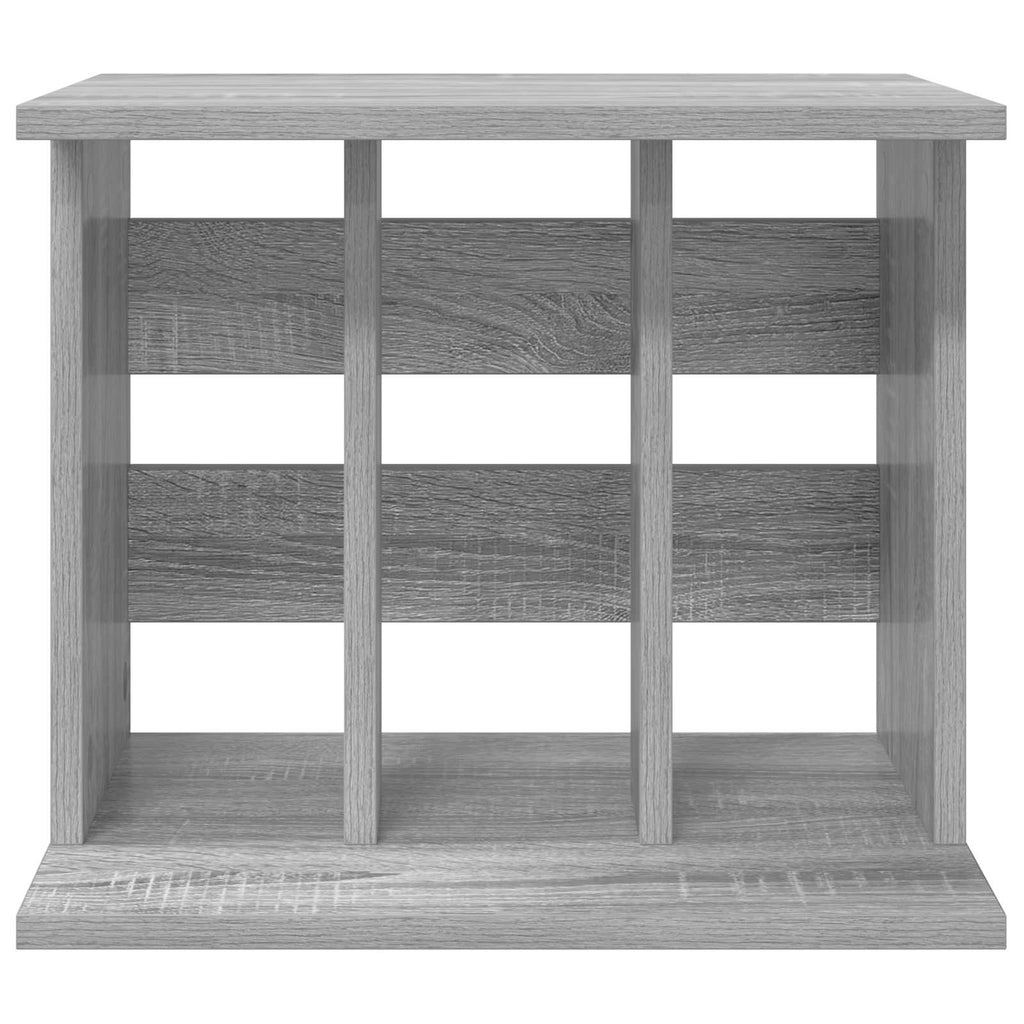 vidaXL Przechowywanie winyli Szary Sonoma 42 x 33 x 36 cm