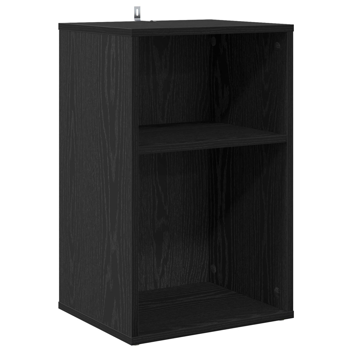 vidaXL Szafka na płyty winylowe Czarny dąb 38 x 33 x 61 cm