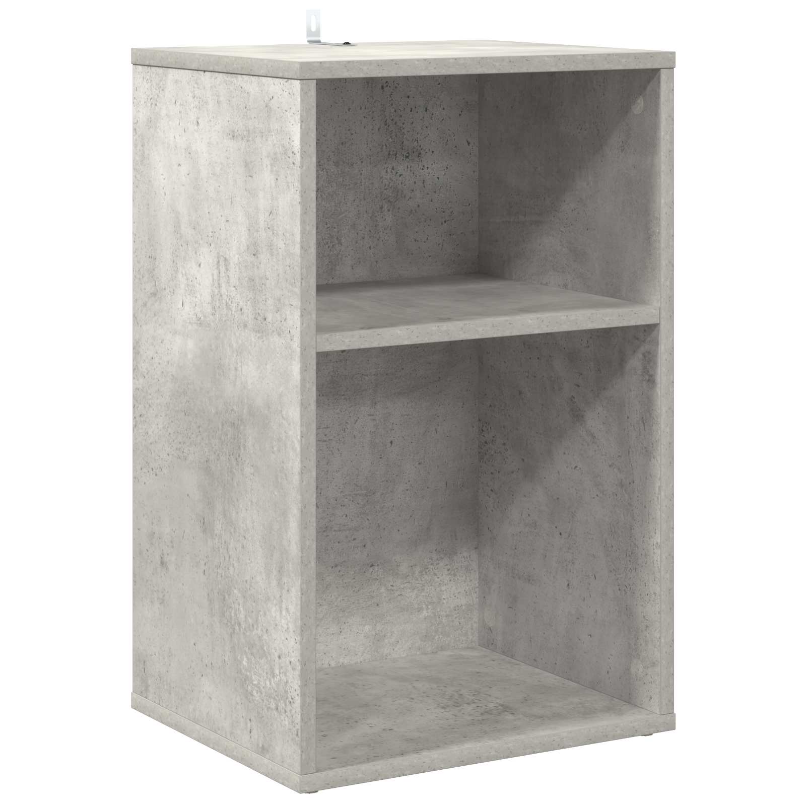 vidaXL Szafka na płyty winylowe Betonowy szary 38 x 33 x 61 cm