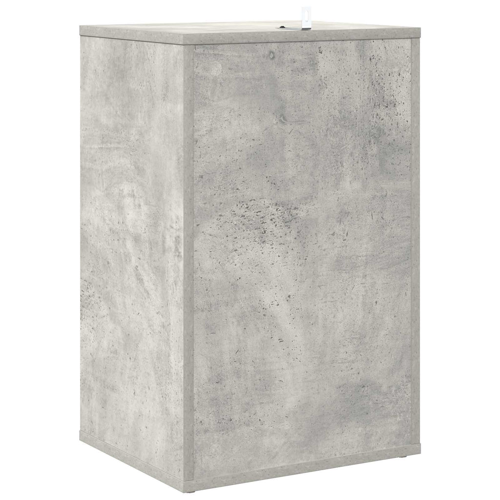 vidaXL Szafka na płyty winylowe Betonowy szary 38 x 33 x 61 cm