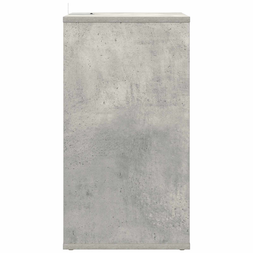 vidaXL Szafka na płyty winylowe Betonowy szary 38 x 33 x 61 cm
