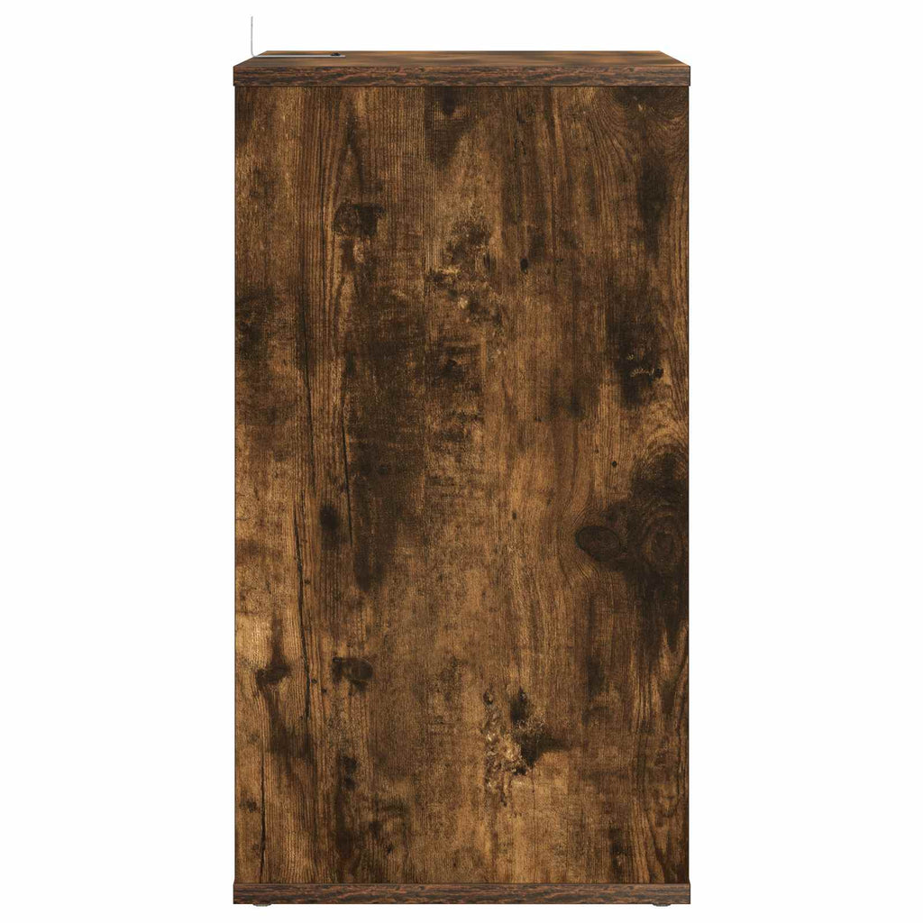 vidaXL Szafka na płyty winylowe Dąb wędzony 38 x 33 x 61 cm