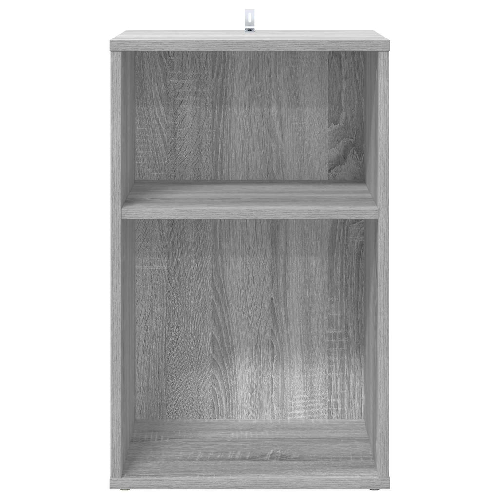 vidaXL Szafka na płyty winylowe Szary Sonoma 38 x 33 x 61 cm