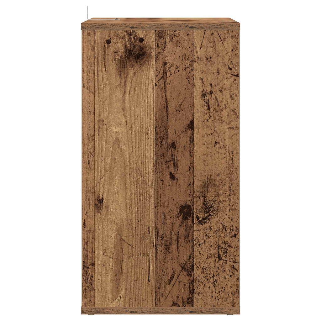 vidaXL Szafka na płyty winylowe Stare drewno 38 x 33 x 61 cm