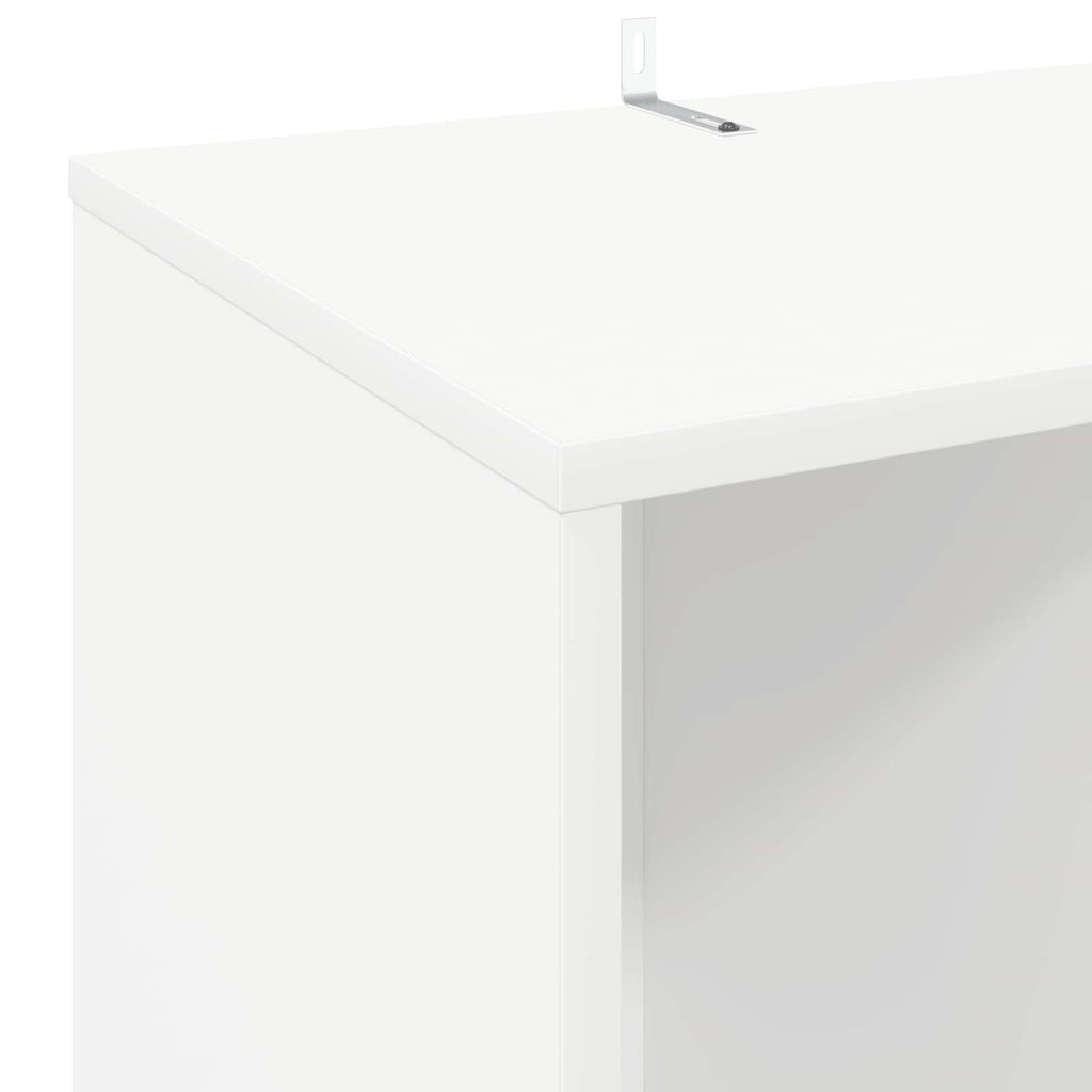 vidaXL Szafka na płyty winylowe Biały 44,5 x 36,5 x 74,5 cm
