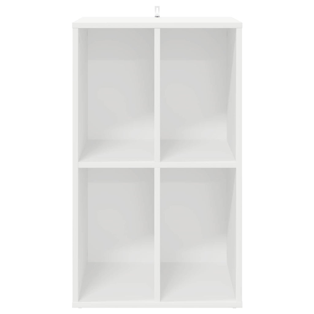 vidaXL Szafka na płyty winylowe Biały 44,5 x 36,5 x 74,5 cm