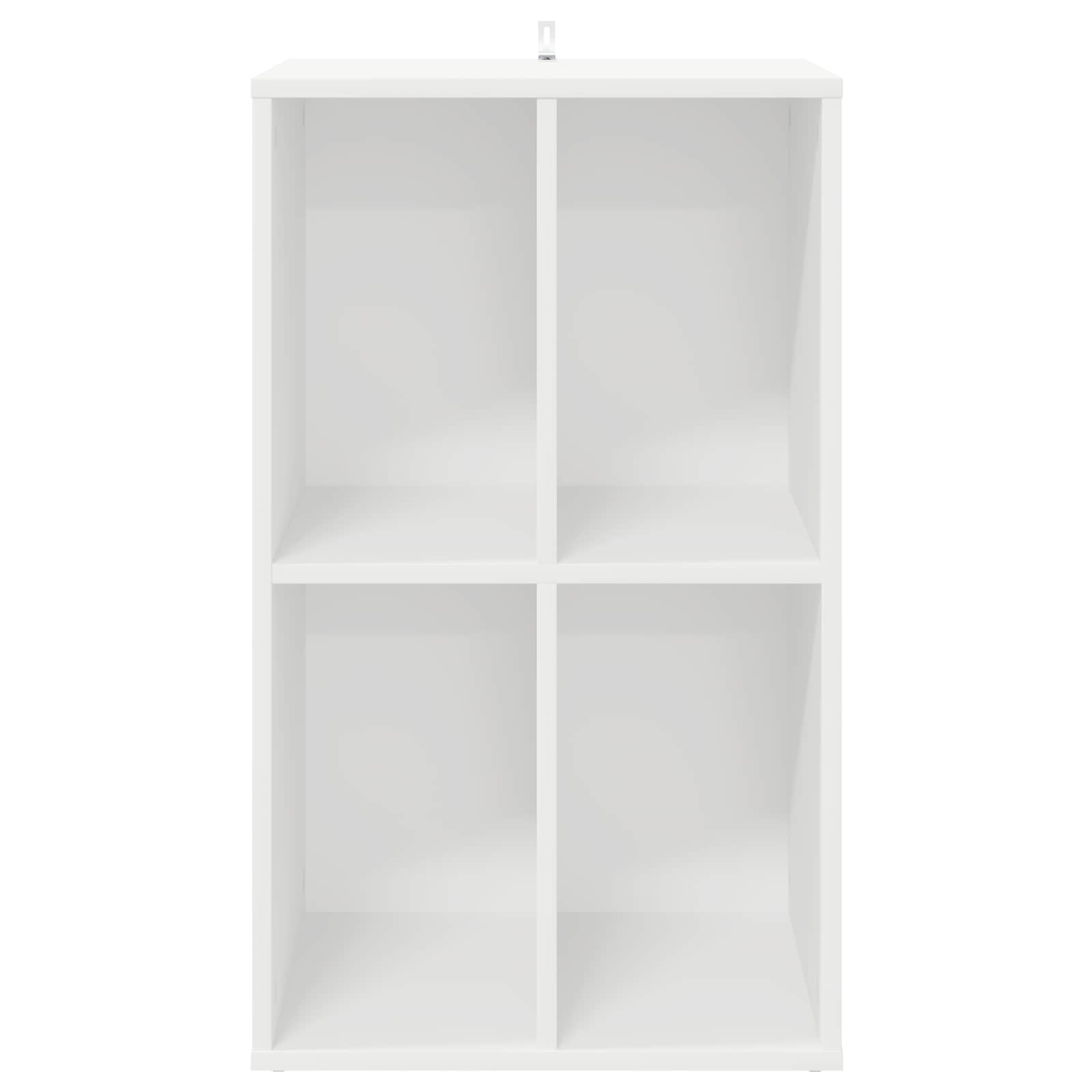 vidaXL Szafka na płyty winylowe Biały 44,5 x 36,5 x 74,5 cm