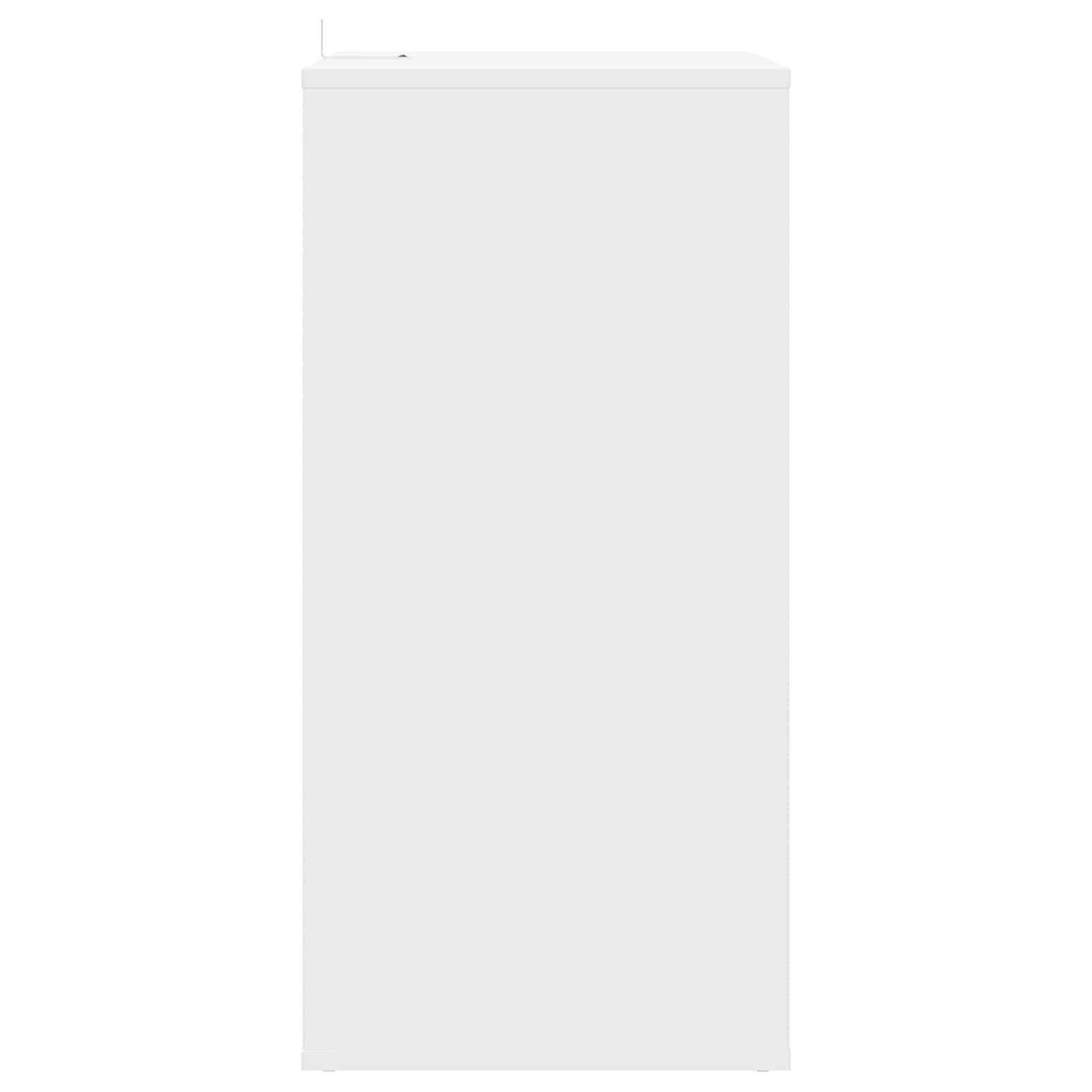 vidaXL Szafka na płyty winylowe Biały 44,5 x 36,5 x 74,5 cm