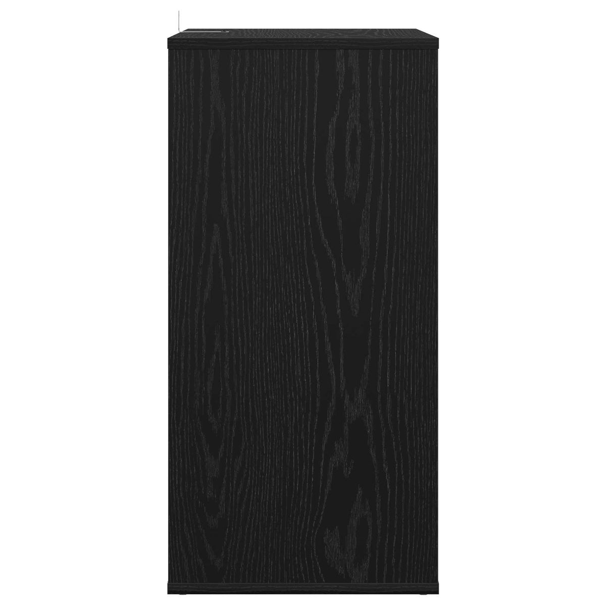 vidaXL Szafka na płyty winylowe Czarny dąb 44,5 x 36,5 x 74,5 cm