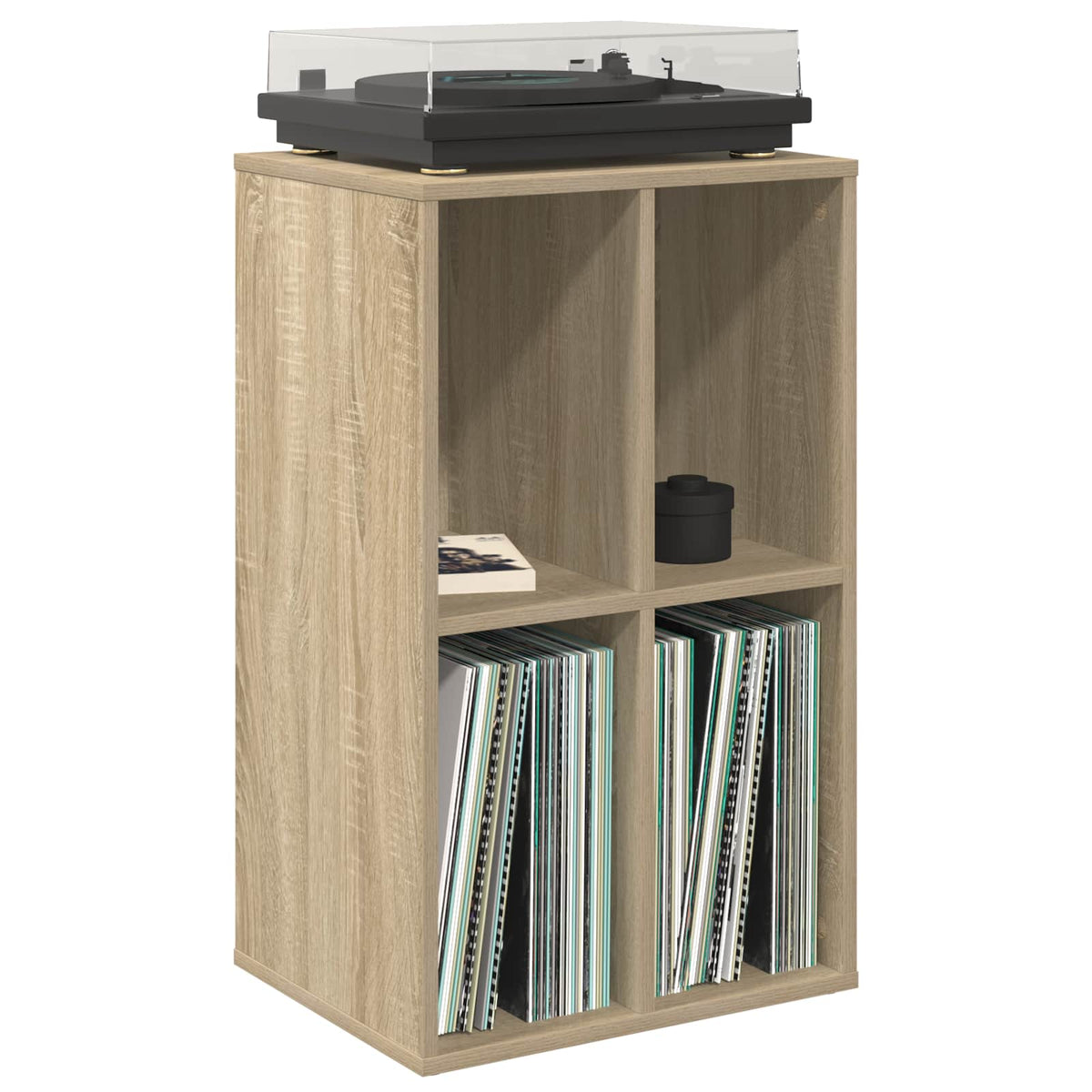 vidaXL Szafka na płyty winylowe dąb Sonoma 44,5 x 36,5 x 74,5 cm
