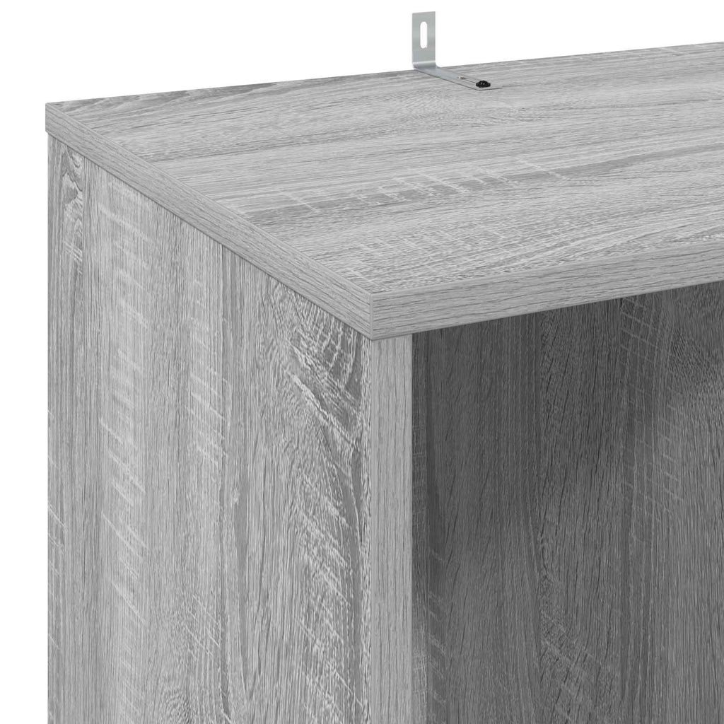 vidaXL Szafka na płyty winylowe Szary Sonoma 44,5 x 36,5 x 74,5 cm