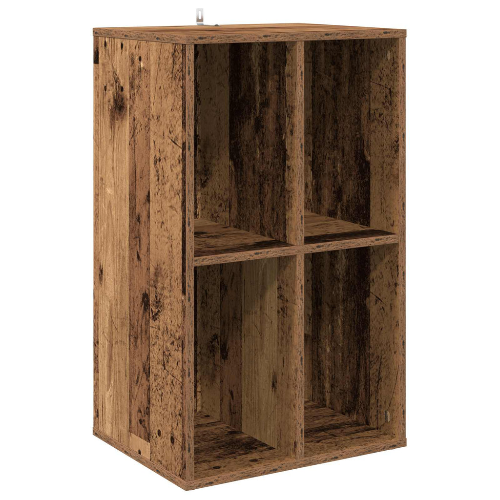 vidaXL Szafka na płyty winylowe Stare drewno 44,5 x 36,5 x 74,5 cm