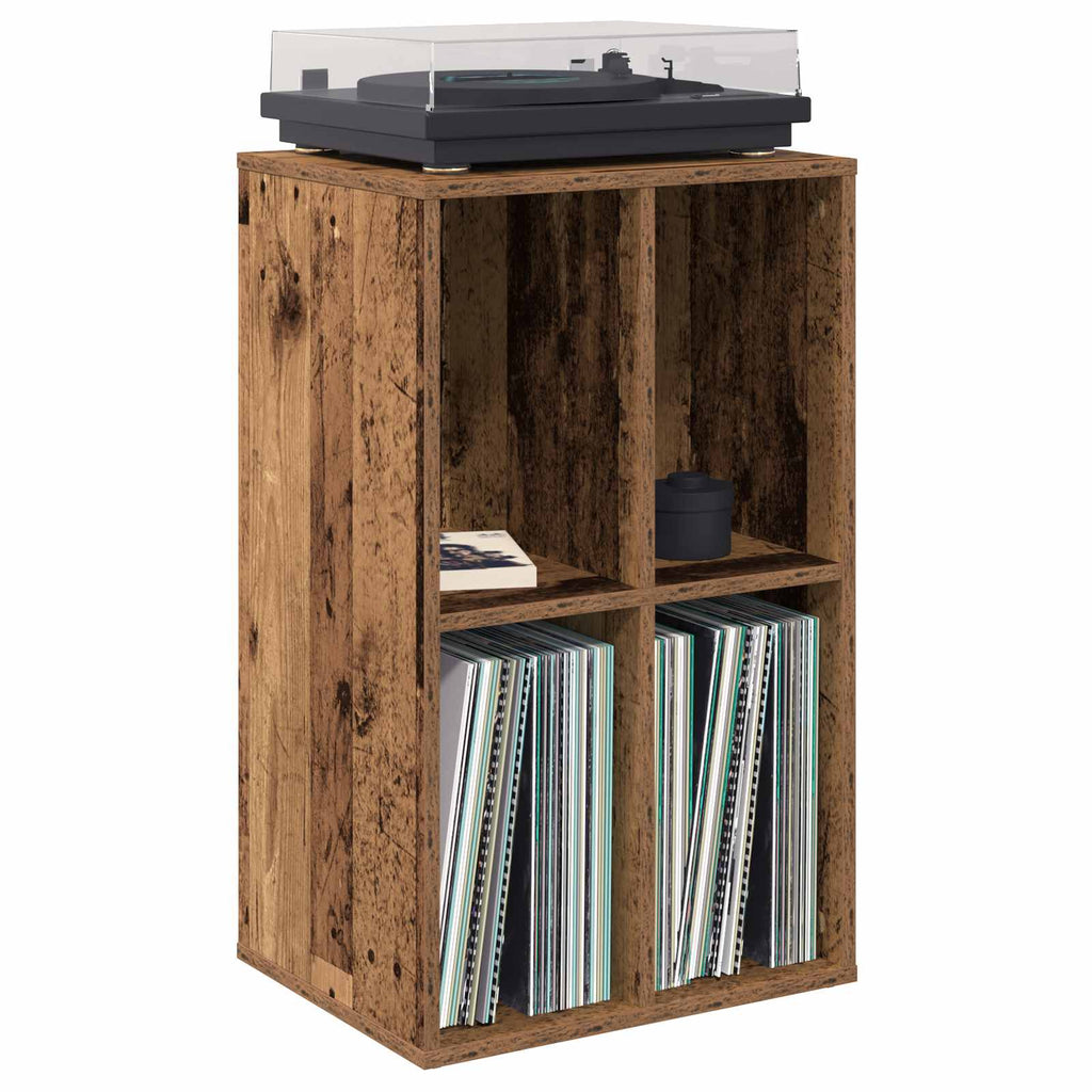 vidaXL Szafka na płyty winylowe Stare drewno 44,5 x 36,5 x 74,5 cm