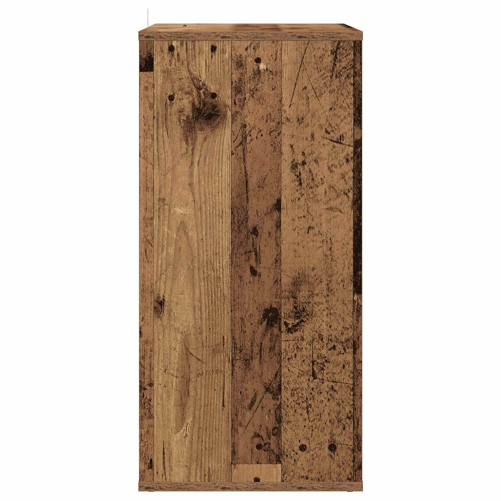 vidaXL Szafka na płyty winylowe Stare drewno 44,5 x 36,5 x 74,5 cm