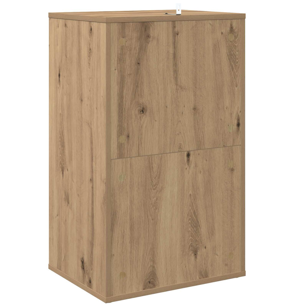 vidaXL Szafka na płyty winylowe Dąb artisan 44,5 x 36,5 x 74,5 cm