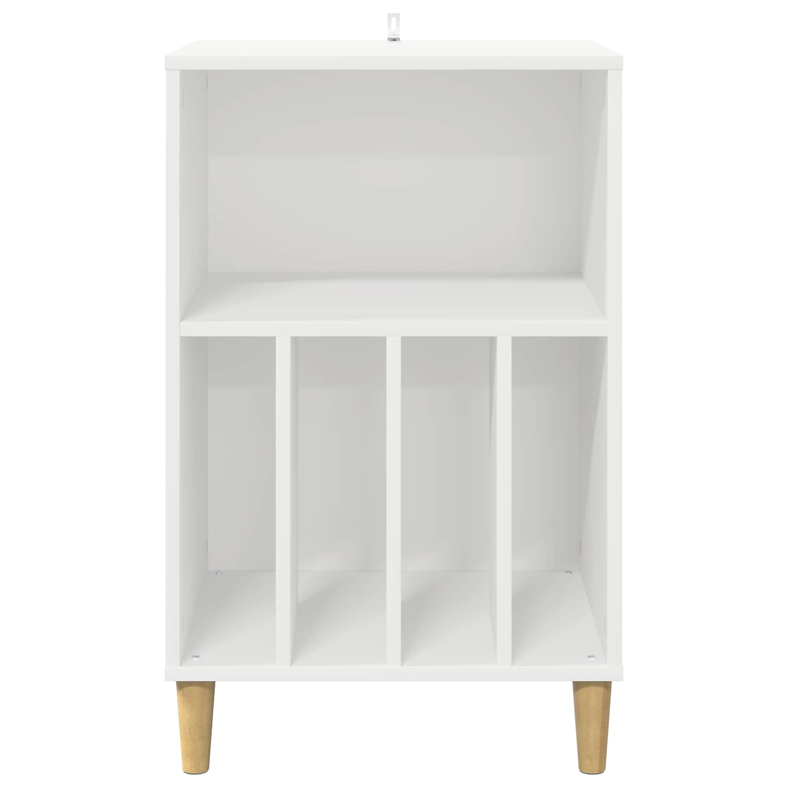 vidaXL Stojak na gramofon Biały 47 x 39,5 x 74,5 cm