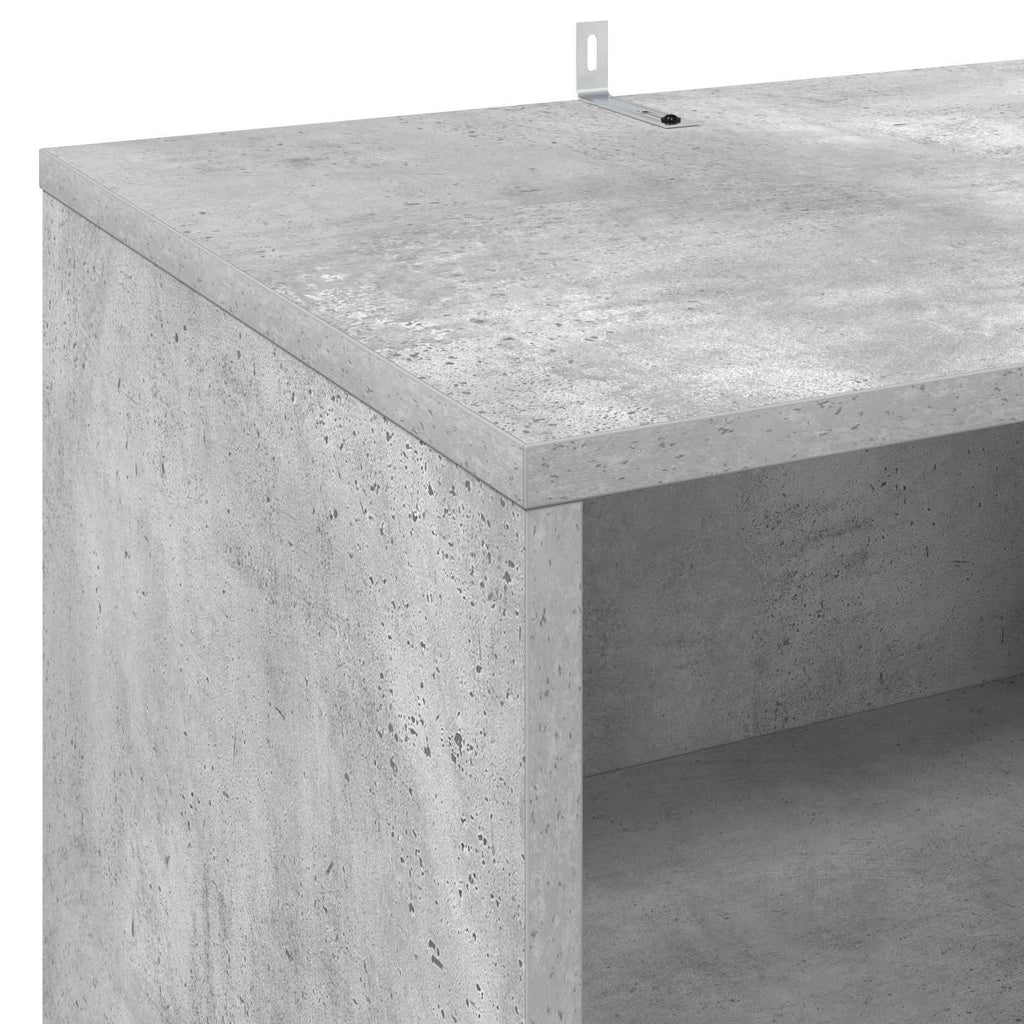 vidaXL Stojak na gramofon Betonowy szary 47 x 39,5 x 74,5 cm