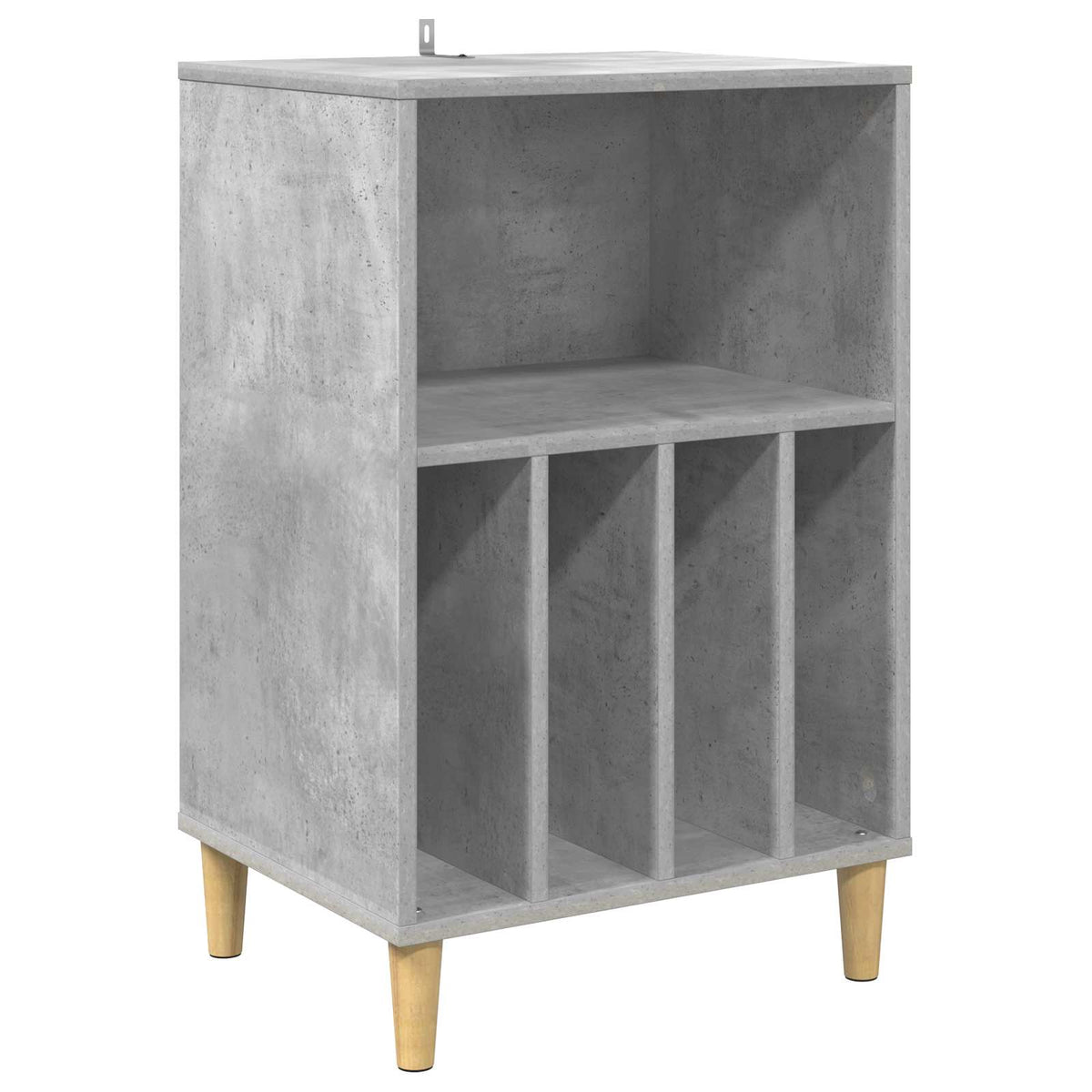 vidaXL Stojak na gramofon Betonowy szary 47 x 39,5 x 74,5 cm