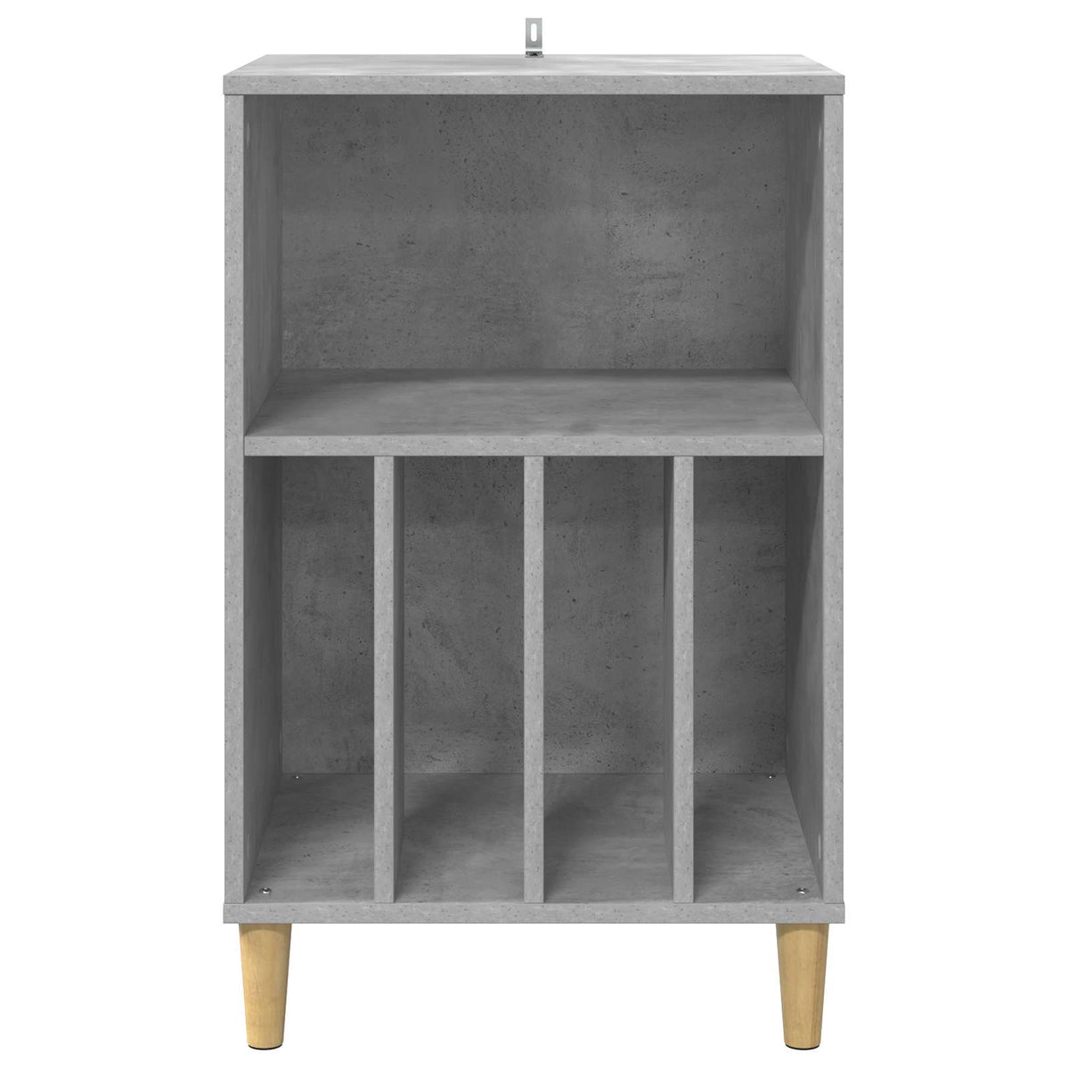 vidaXL Stojak na gramofon Betonowy szary 47 x 39,5 x 74,5 cm