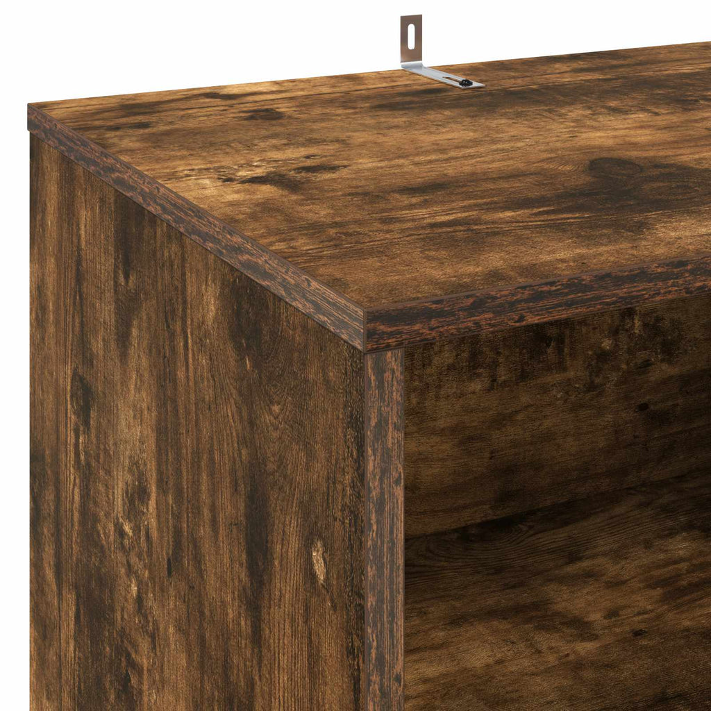 vidaXL Stojak na gramofon Dąb wędzony 47 x 39,5 x 74,5 cm