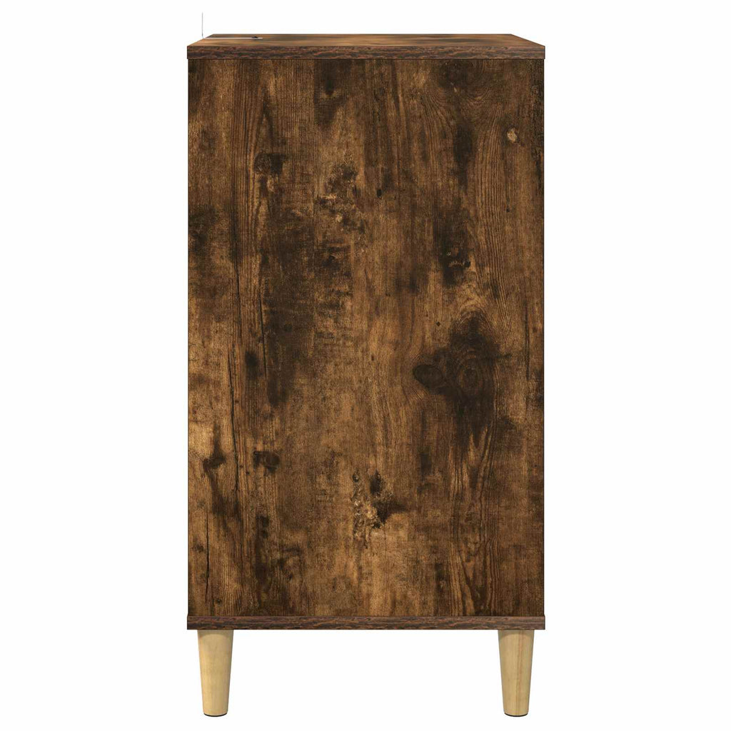 vidaXL Stojak na gramofon Dąb wędzony 47 x 39,5 x 74,5 cm