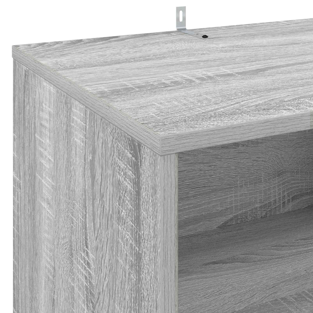vidaXL Stojak na gramofon Szary Sonoma 47 x 39,5 x 74,5 cm