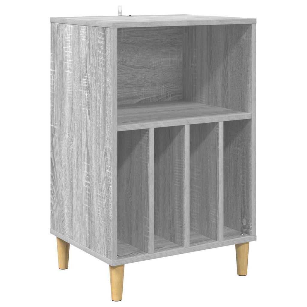 vidaXL Stojak na gramofon Szary Sonoma 47 x 39,5 x 74,5 cm