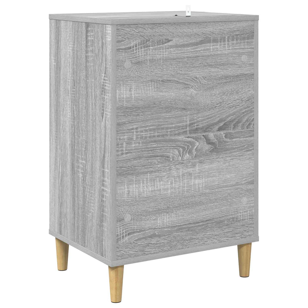 vidaXL Stojak na gramofon Szary Sonoma 47 x 39,5 x 74,5 cm