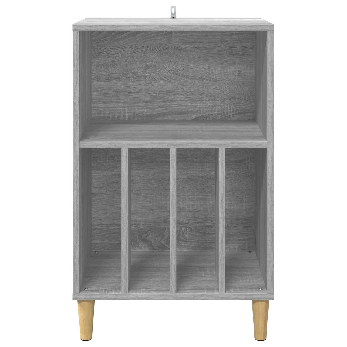 vidaXL Stojak na gramofon Szary Sonoma 47 x 39,5 x 74,5 cm