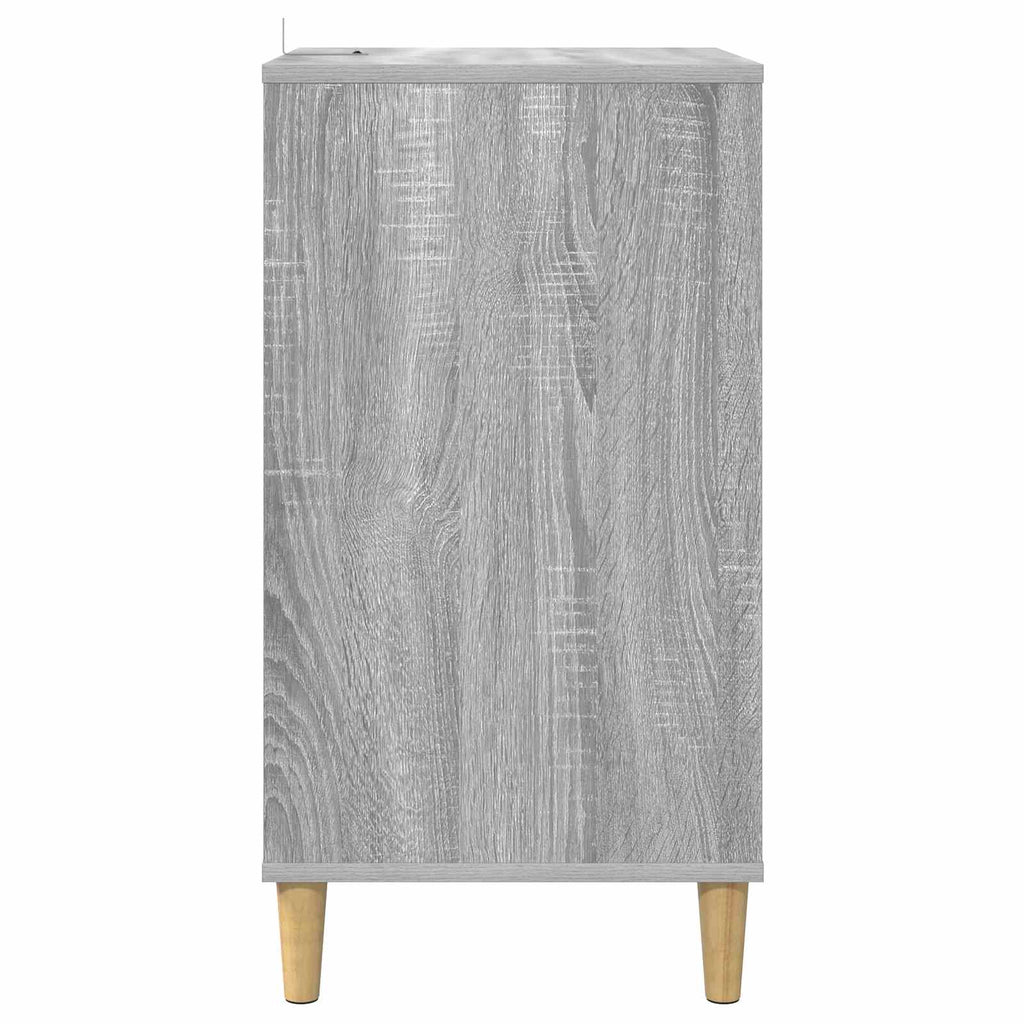 vidaXL Stojak na gramofon Szary Sonoma 47 x 39,5 x 74,5 cm