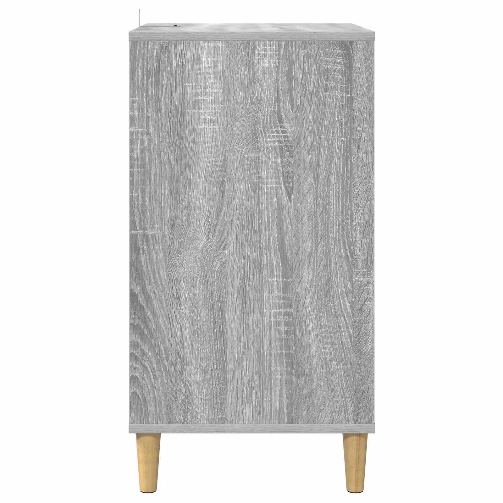 vidaXL Stojak na gramofon Szary Sonoma 47 x 39,5 x 74,5 cm