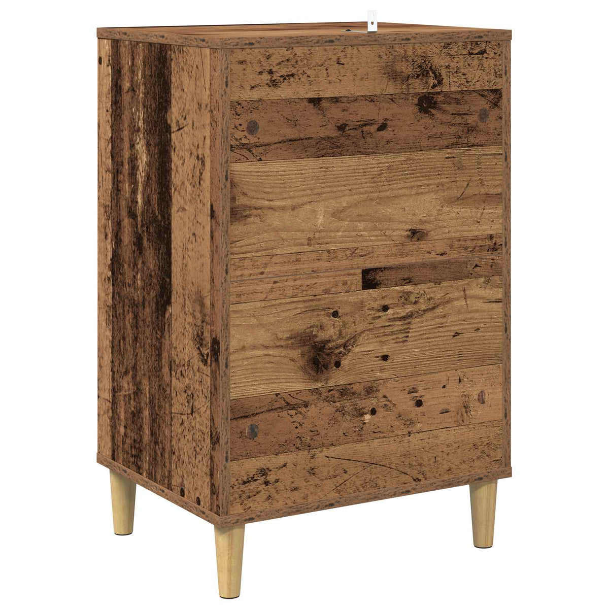 vidaXL Stojak na gramofon Stare drewno 47 x 39,5 x 74,5 cm