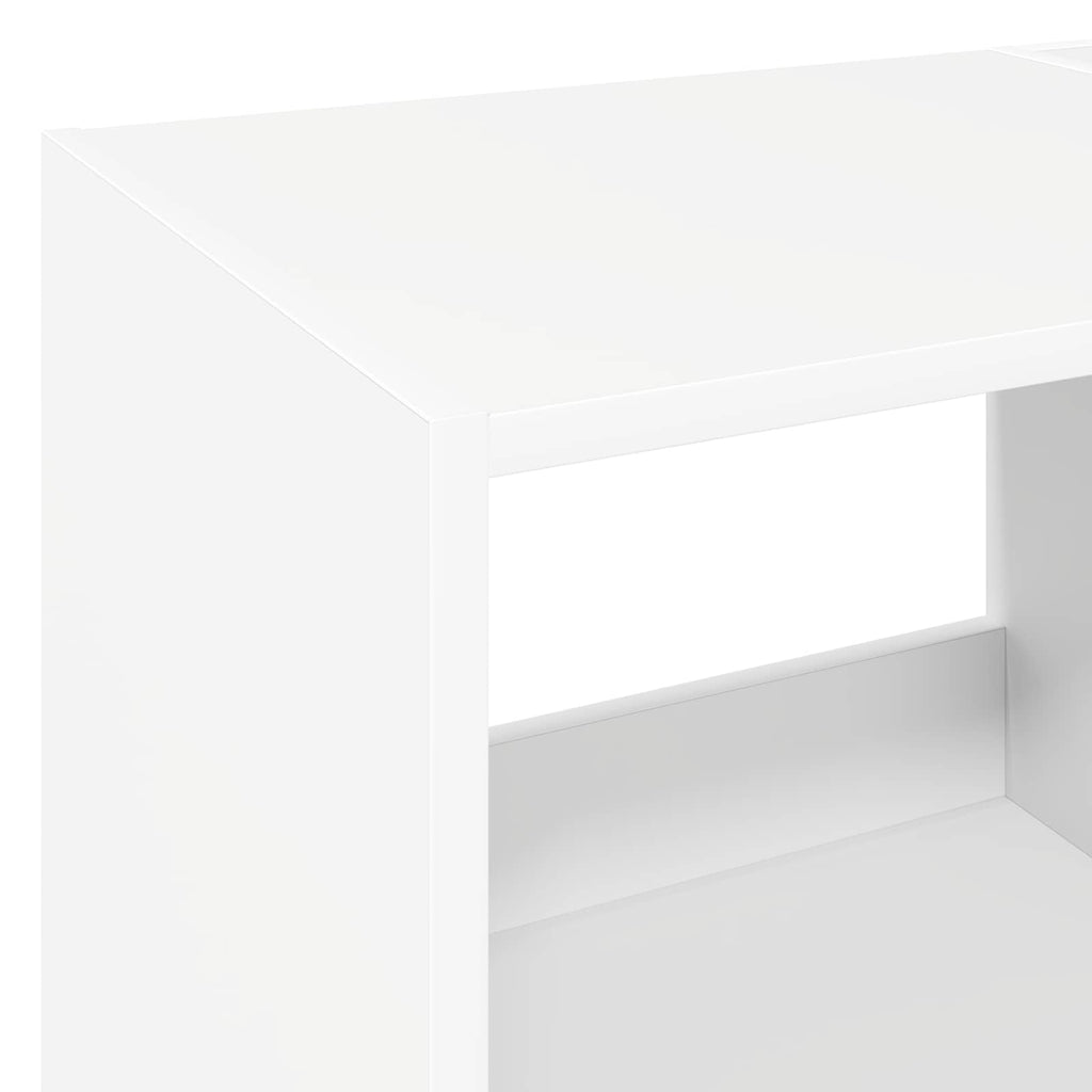 vidaXL Stojak na odtwarzacz płyt Biały 82 x 39,5 x 82,5 cm