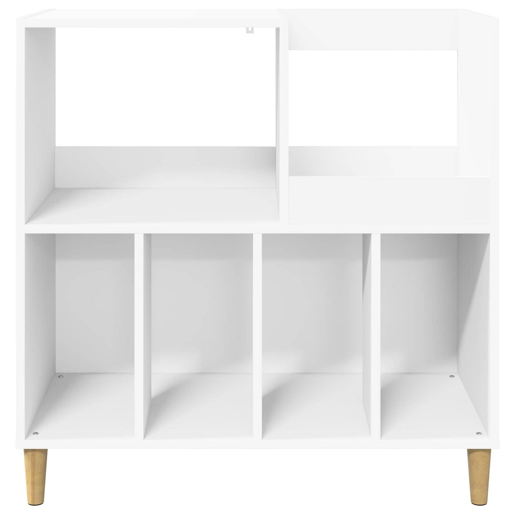 vidaXL Stojak na odtwarzacz płyt Biały 82 x 39,5 x 82,5 cm