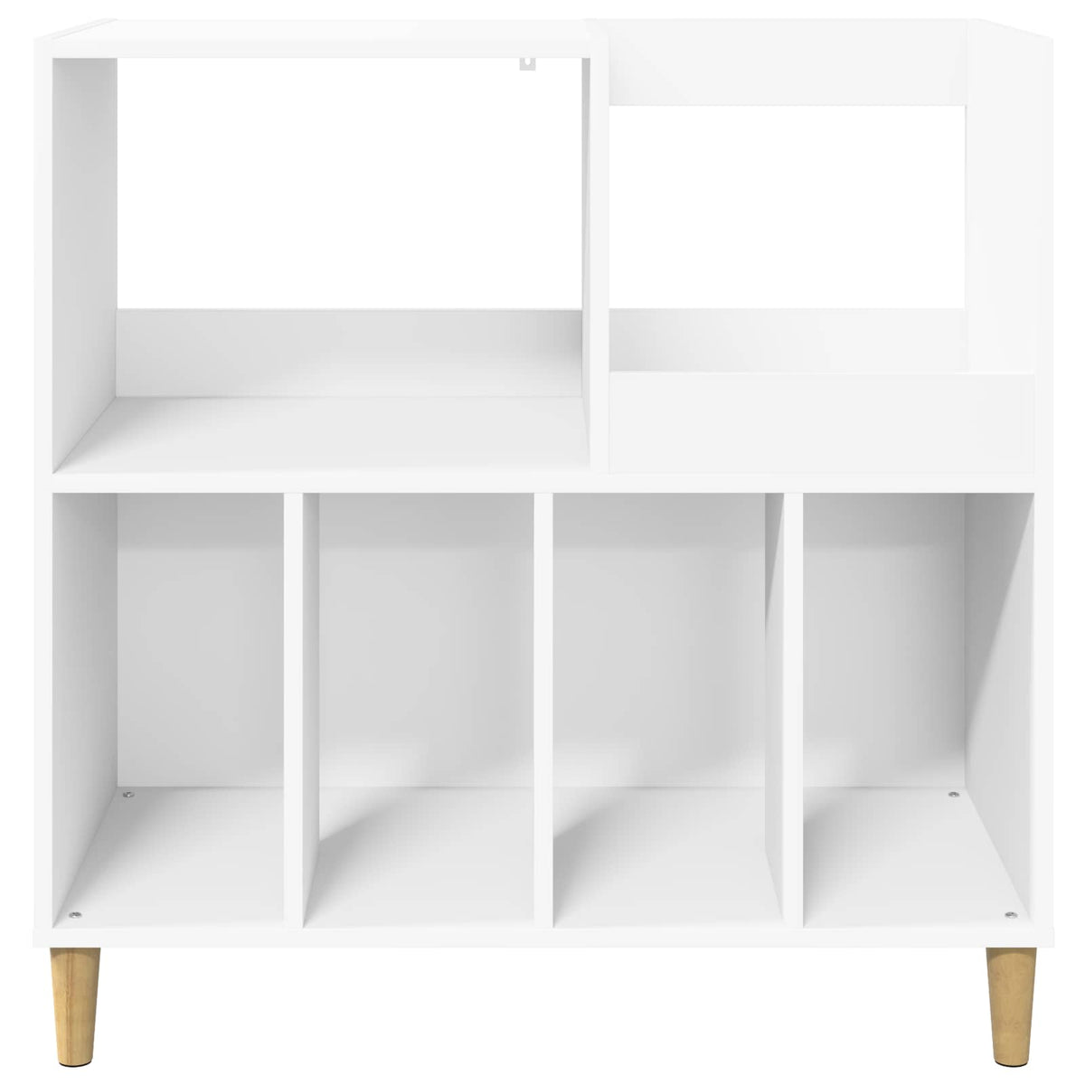 vidaXL Stojak na odtwarzacz płyt Biały 82 x 39,5 x 82,5 cm