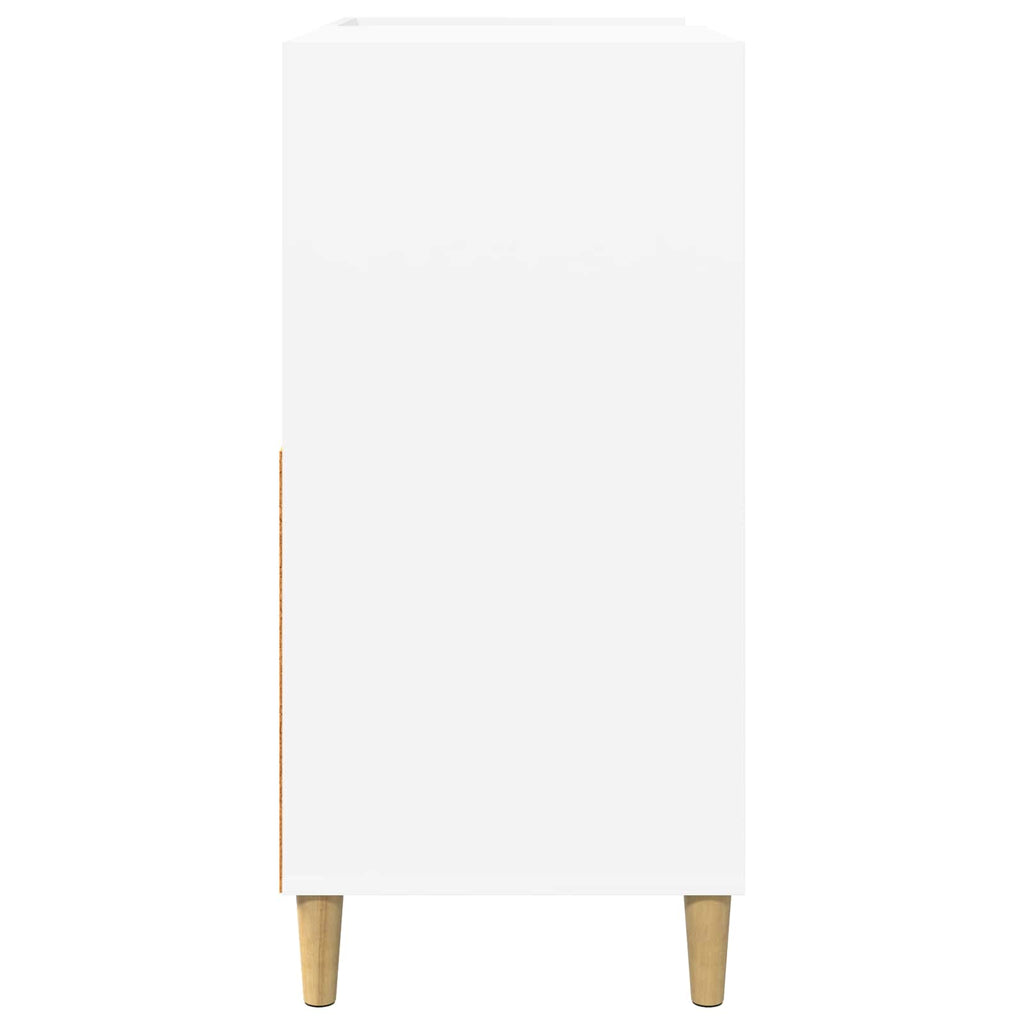 vidaXL Stojak na odtwarzacz płyt Biały 82 x 39,5 x 82,5 cm