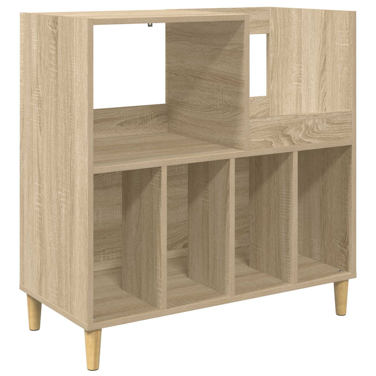 vidaXL Stojak na odtwarzacz płyt dąb Sonoma 82 x 39,5 x 82,5 cm