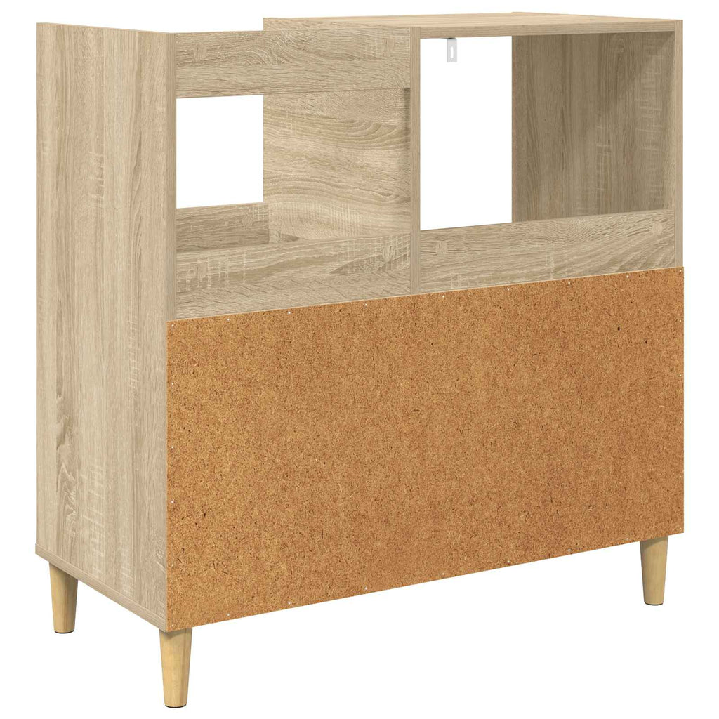 vidaXL Stojak na odtwarzacz płyt dąb Sonoma 82 x 39,5 x 82,5 cm