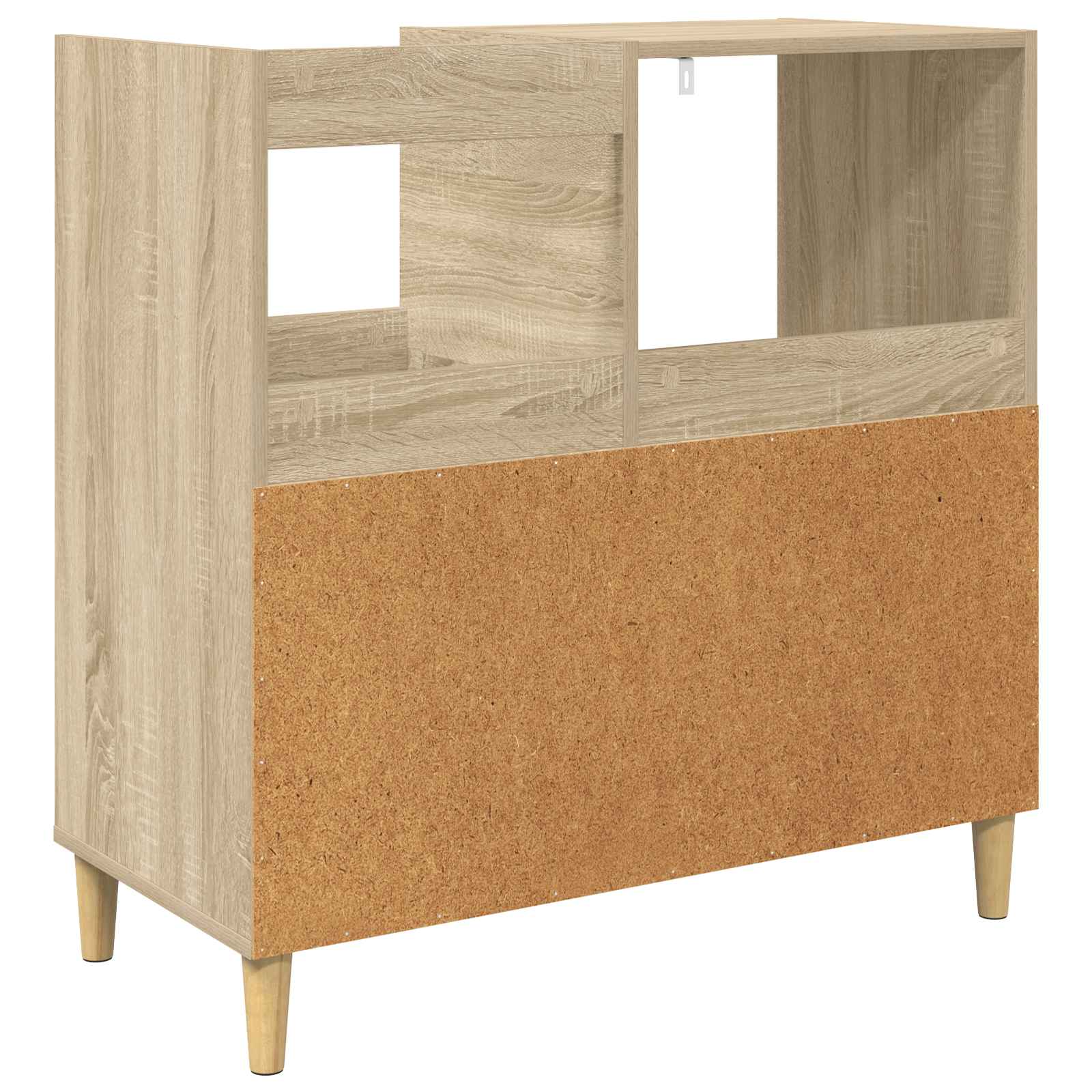 vidaXL Stojak na odtwarzacz płyt dąb Sonoma 82 x 39,5 x 82,5 cm