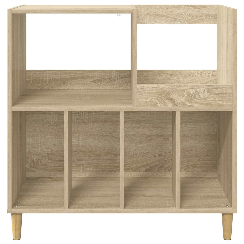 vidaXL Stojak na odtwarzacz płyt dąb Sonoma 82 x 39,5 x 82,5 cm