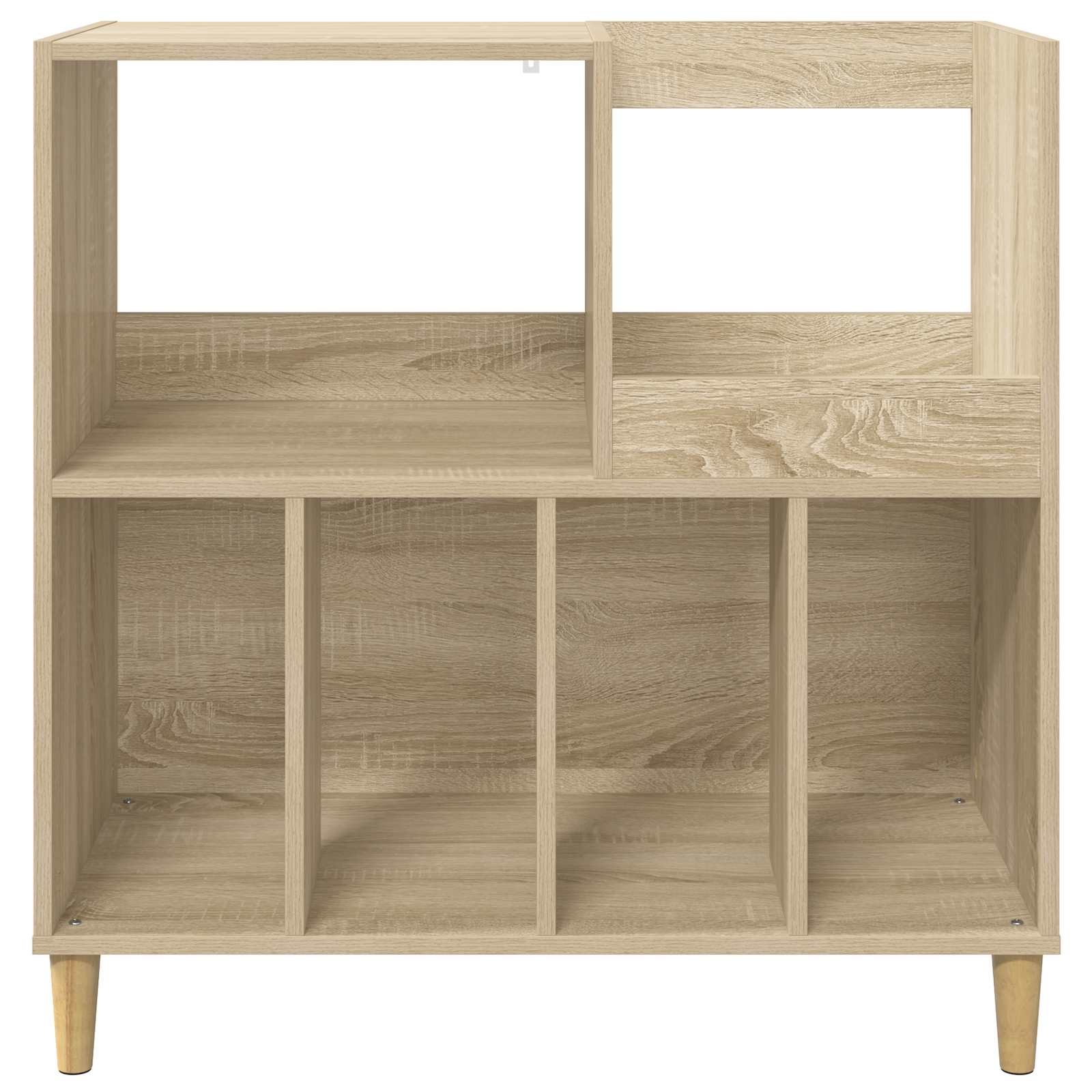 vidaXL Stojak na odtwarzacz płyt dąb Sonoma 82 x 39,5 x 82,5 cm