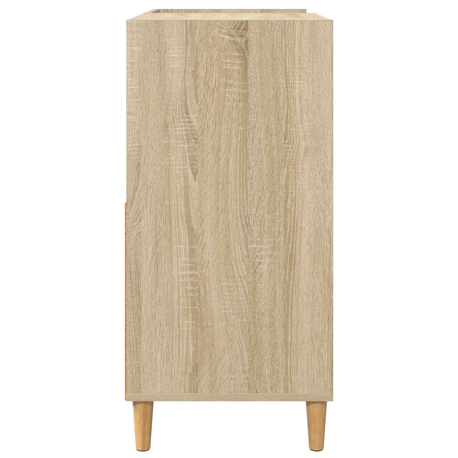 vidaXL Stojak na odtwarzacz płyt dąb Sonoma 82 x 39,5 x 82,5 cm