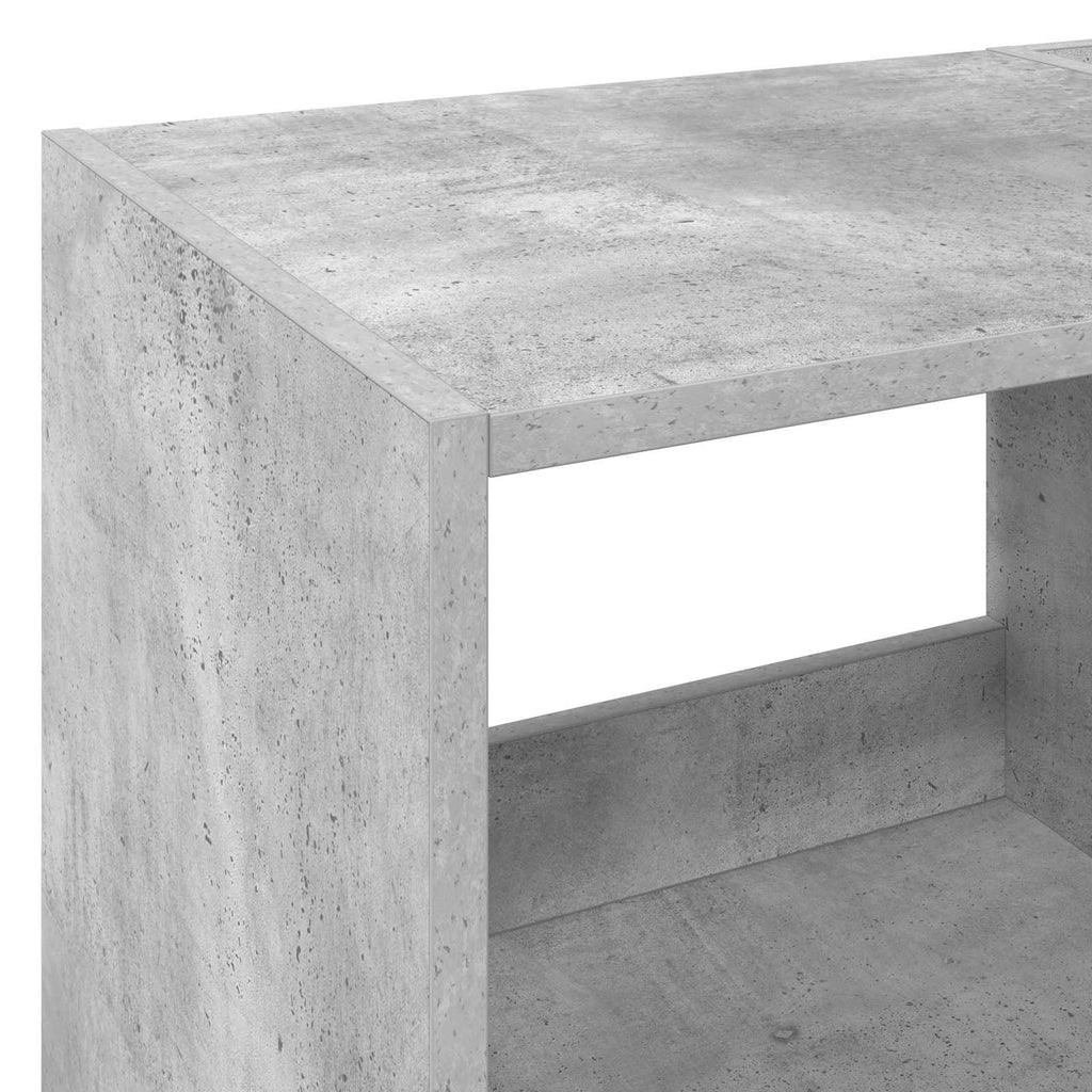 vidaXL Stojak na odtwarzacz płyt Betonowy szary 82 x 39,5 x 82,5 cm